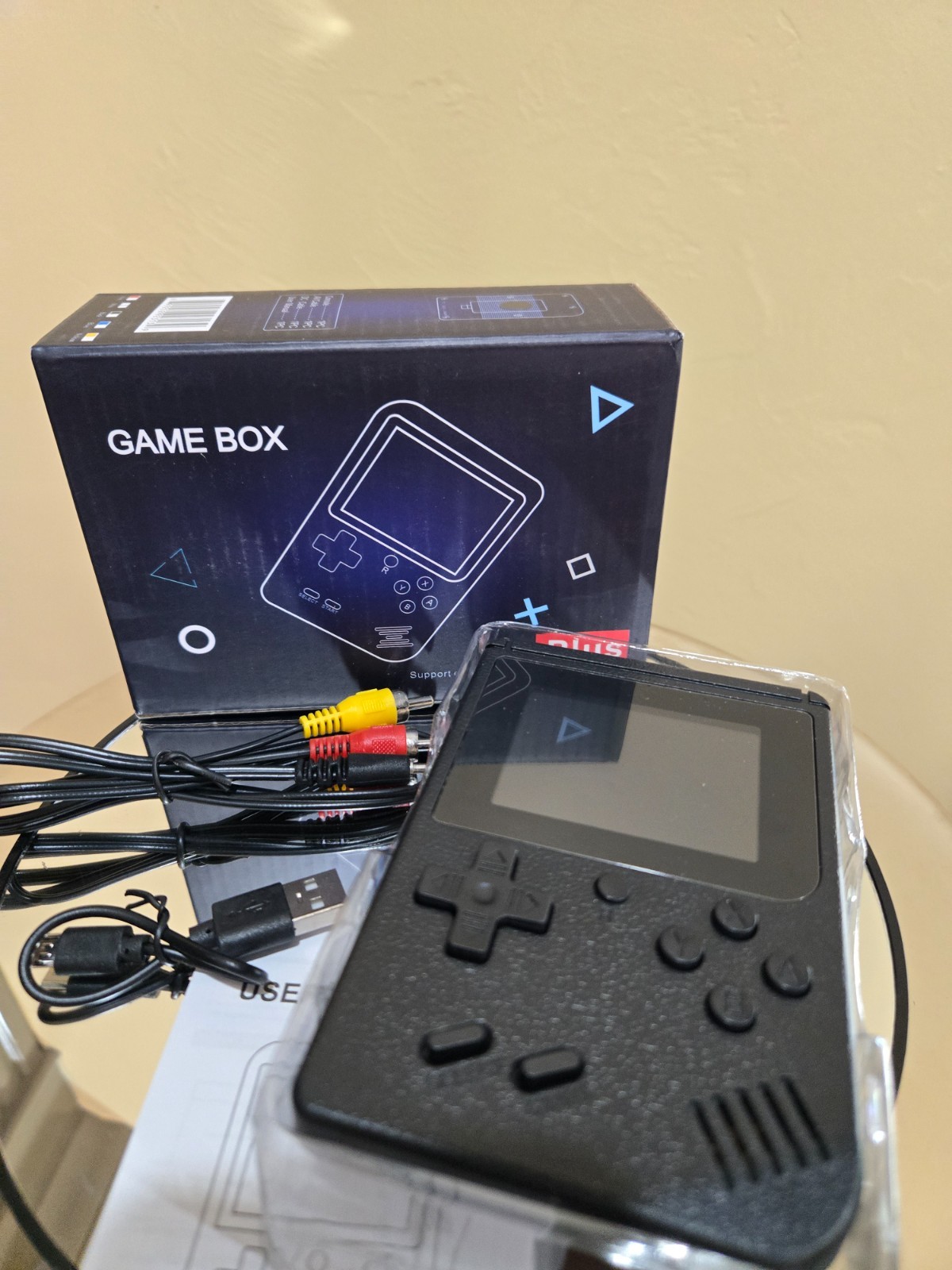 Game Box Plus Handheld Retro Console 400 Games Built-In Portable Player