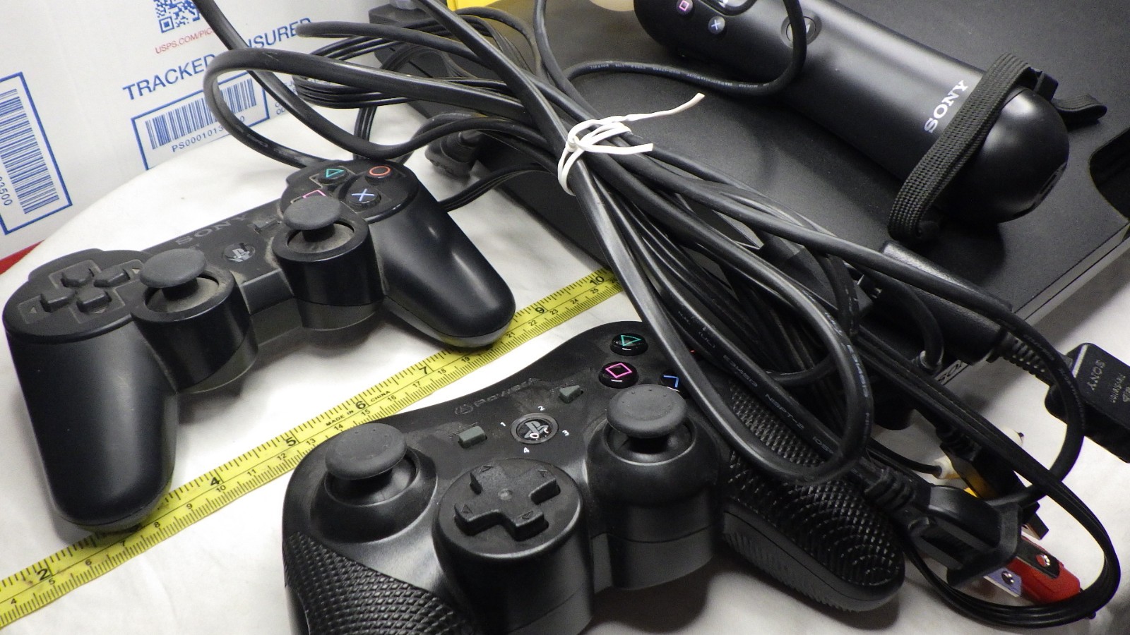 CECH-3001B Sony PlayStation 3 Slim 320GB Video Game Console W Games /Controllers