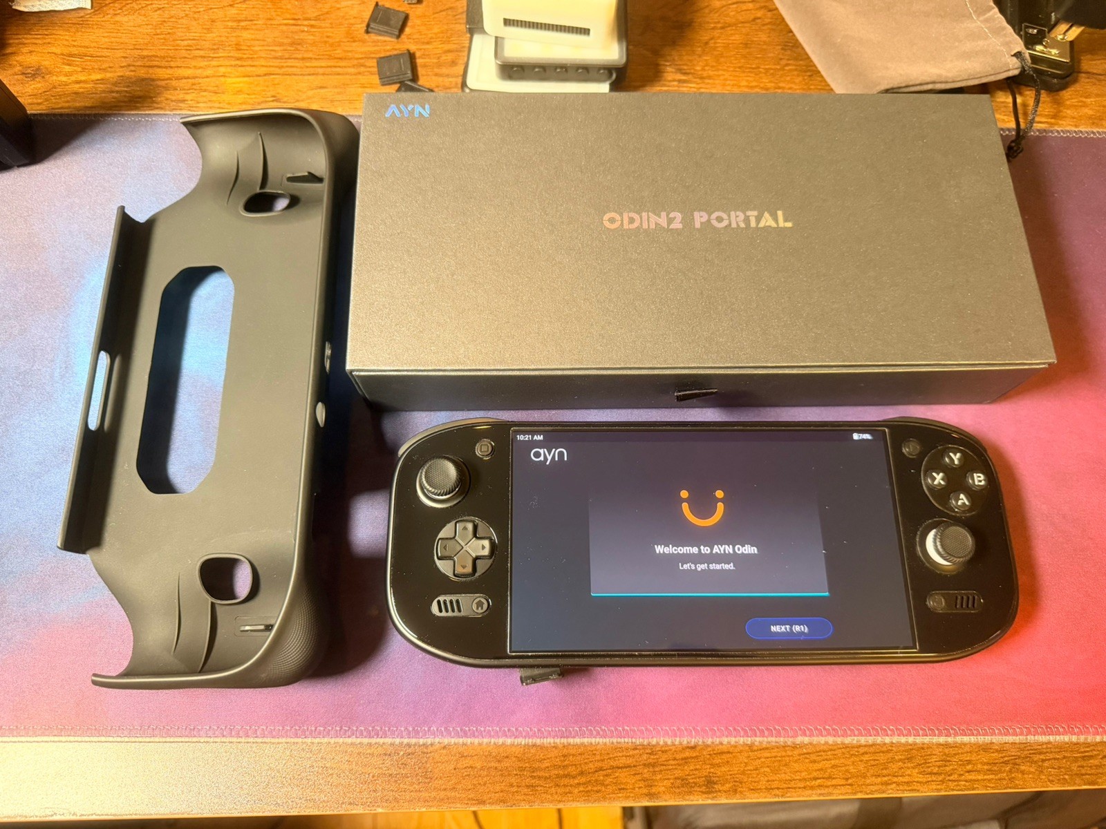 Ayn Odin 2 Portal Pro Black OLED Gaming Handheld (12GB RAM, 512GB SSD)