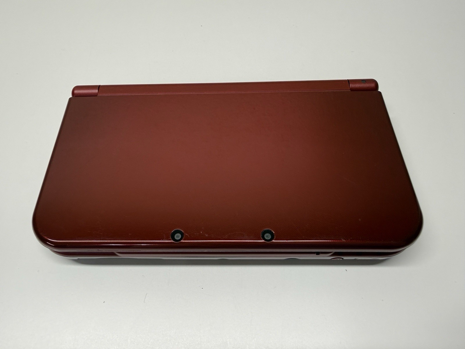 NICE! New Nintendo 3DS XL Red Console US Model – TOP IPS Tested W Charger Stylus