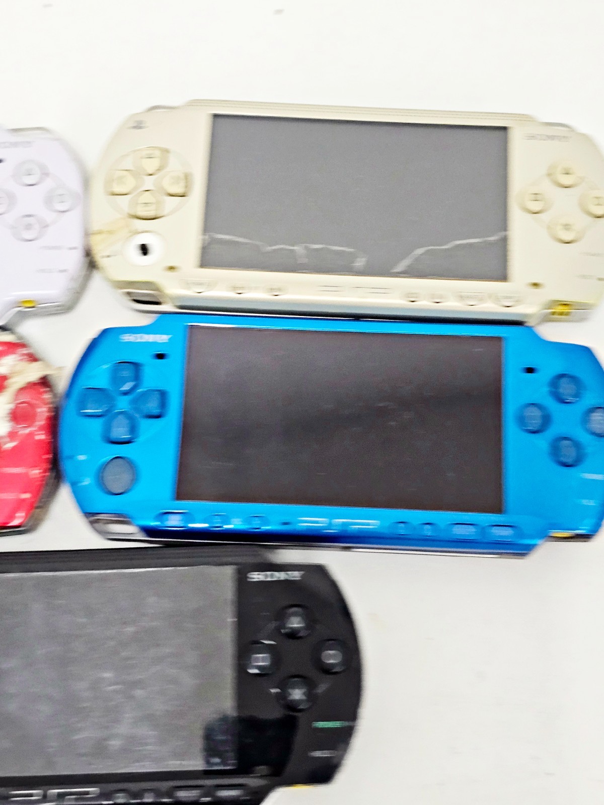 Sony PSP Console Lot 5pc JUNK UNTESTED