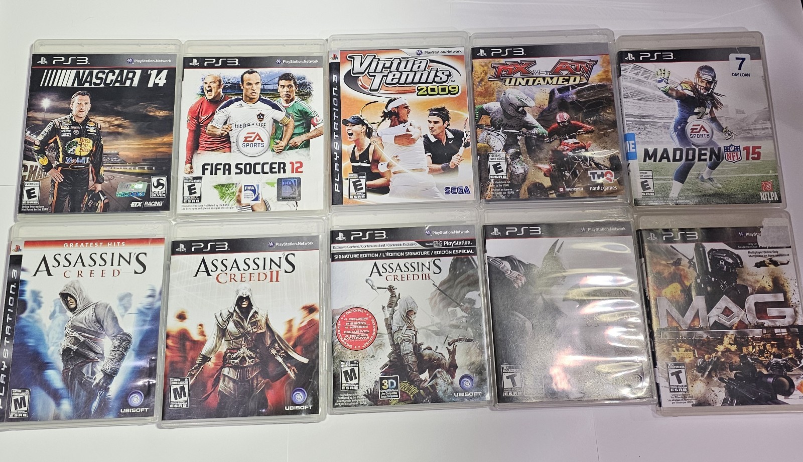 Sony PlayStation 3 PS3 Fat CECHL01 Console W/ Cords + Games Restored In & Out