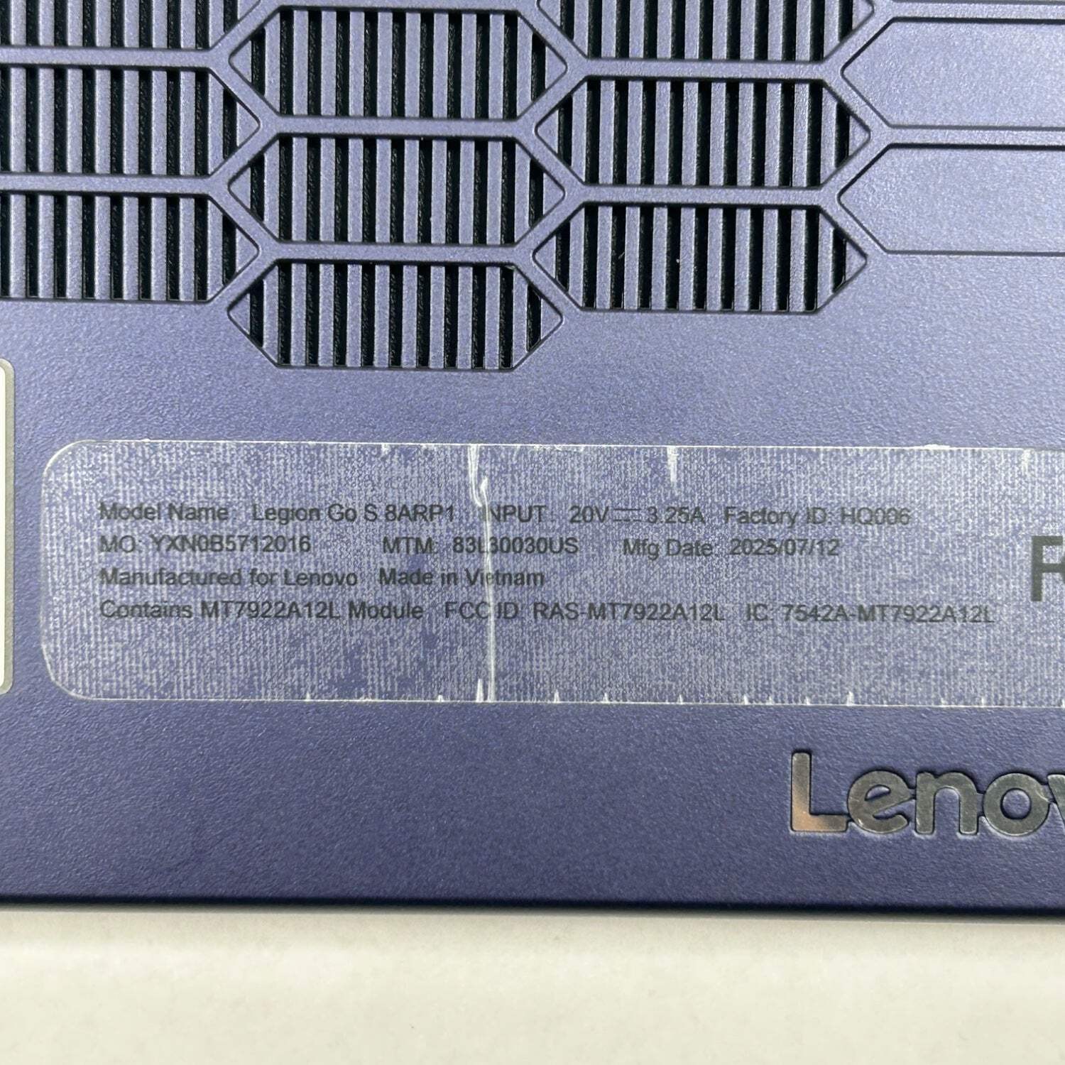Lenovo Legion Go S with SteamOS 8″ AMD Ryzen Z2 Go 16GB RAM 512GB Black