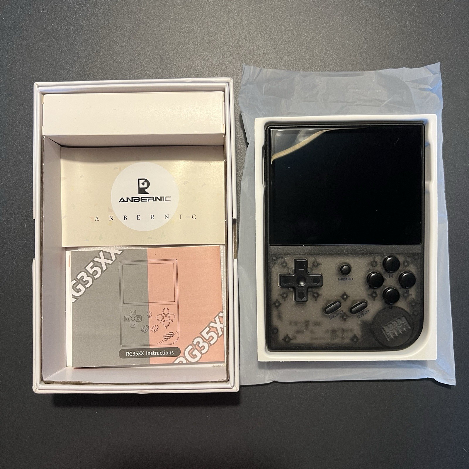 New Anbernic RG35XX Plus Retro Handheld Game Console 64GB Linux System