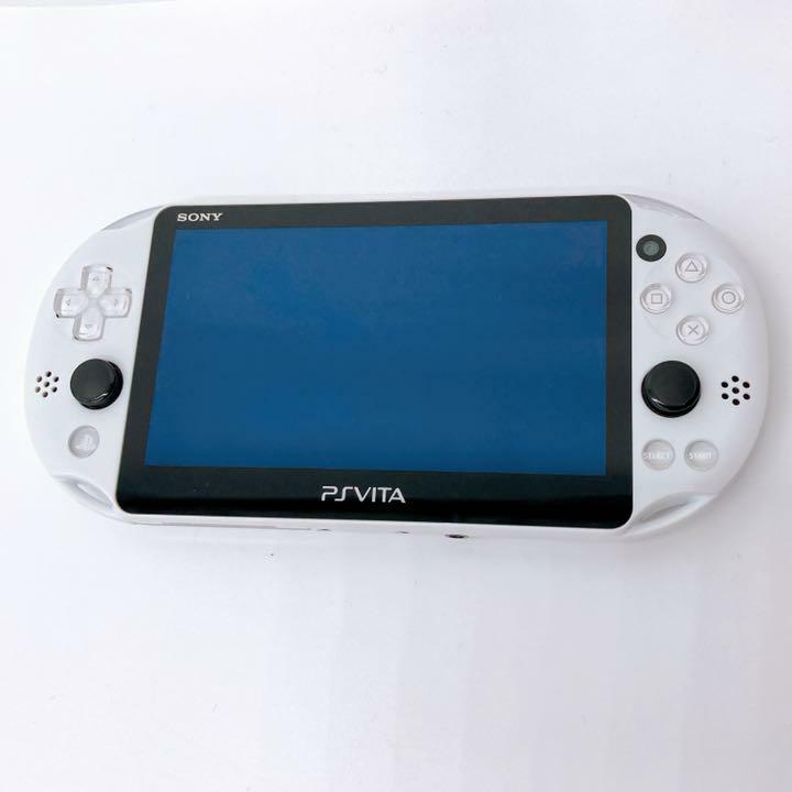【Good】Sony PS Vita PCH-2000ZA22 Glacier White Wi-Fi Model Used with Box F/S