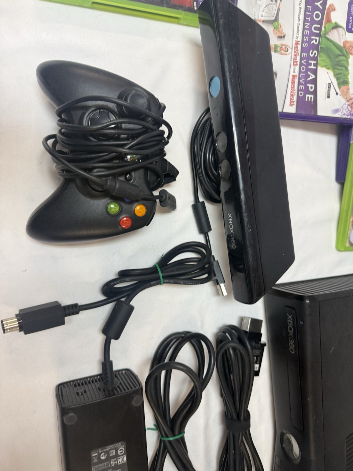 Microsoft Xbox 360 E Console Bundle Lot 250GB – READ!!!!