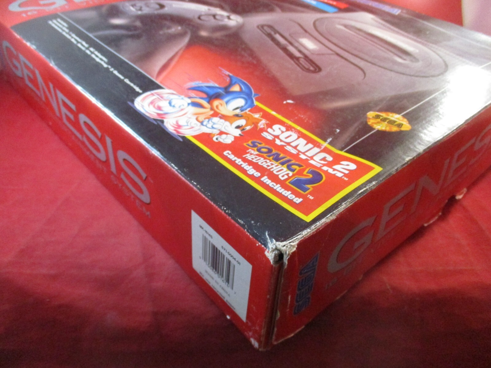 Sega Genesis Model 2 Console Box Controller Cord Sonic Hedgehog 2 System Manual