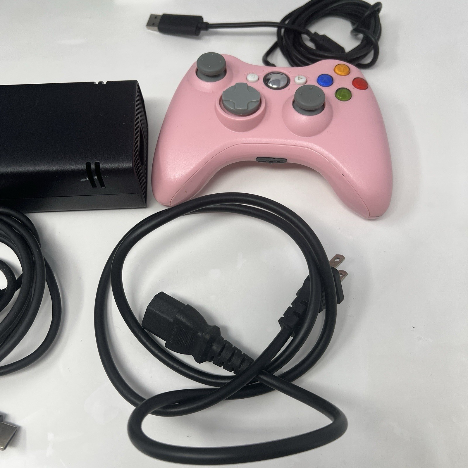 Microsoft Xbox 360 S Slim 320GB Console Tested With Cords Halo 4 Reach Combat