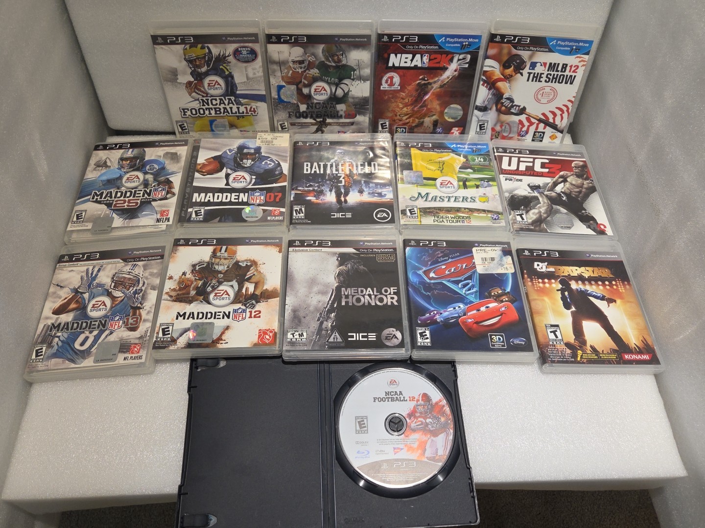 Sony PlayStation 3 PS3 2001A Console W/2 Controllers Cords 15 Games Tested