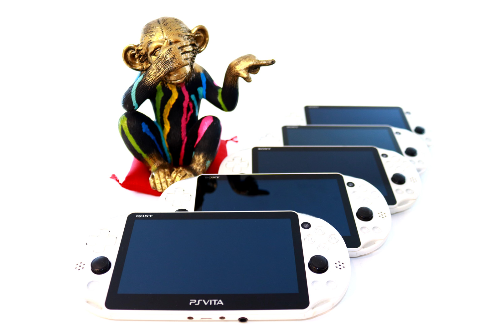SONY PS Vita PCH-2000 Glacier White Console Only Select 3Rank【1Day Shipping】