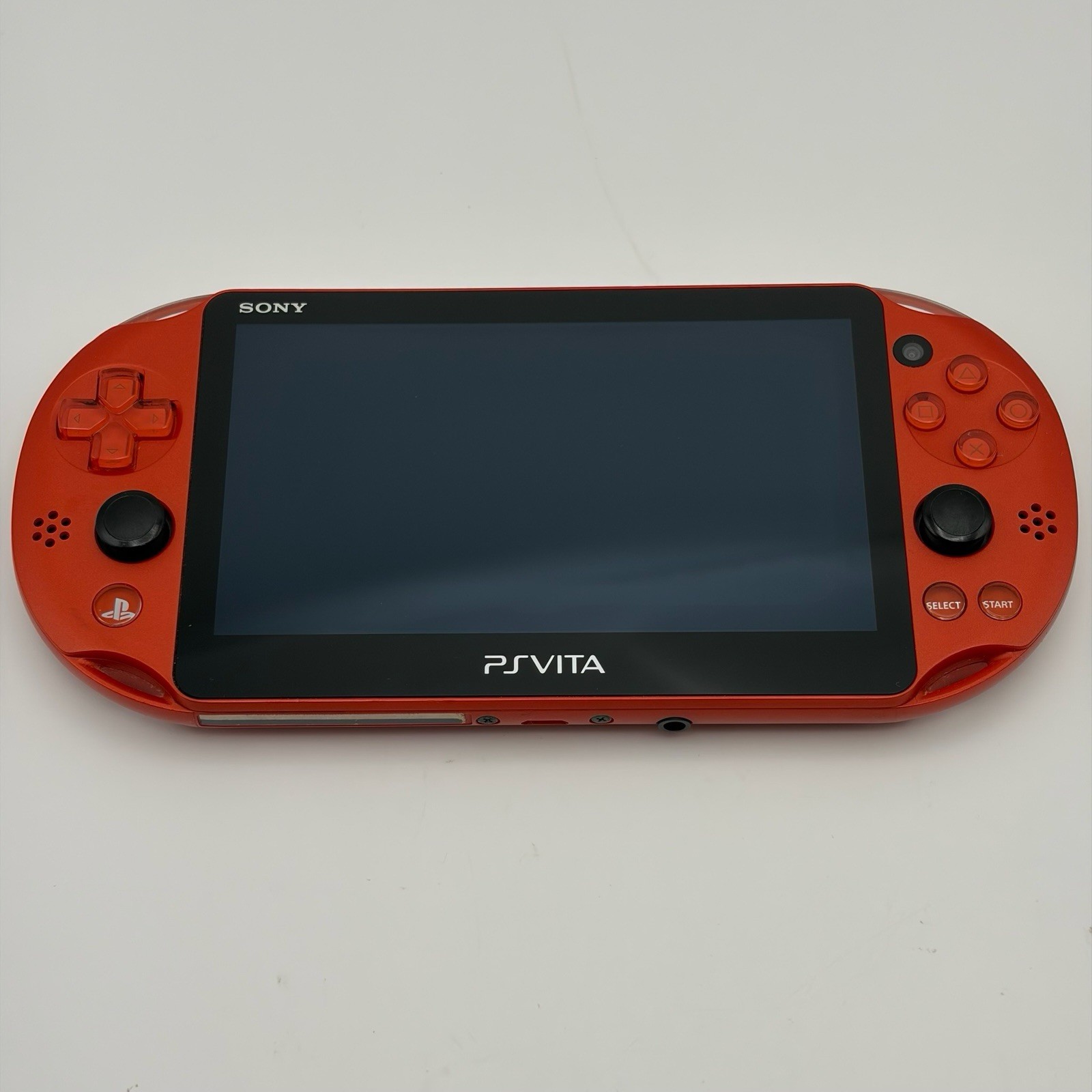 SONY PS Vita PCH-2000 Console Orange Very Good Fast Shipping No joystick drift.
