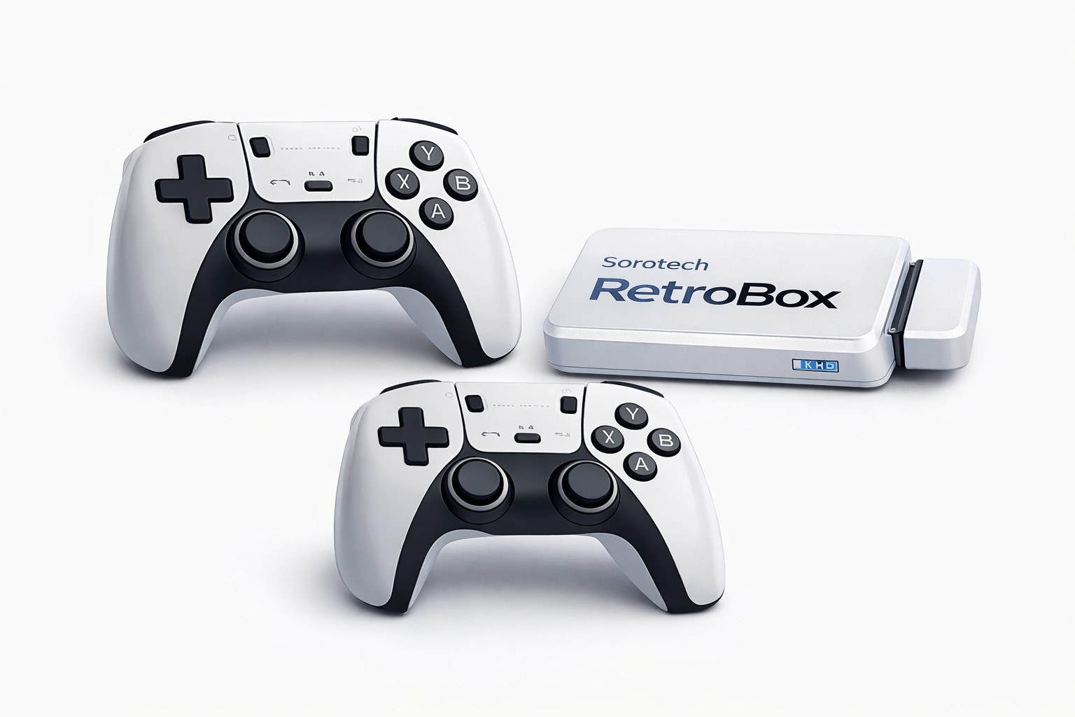 Sorotech RetroBox M15 4K Gaming Console Plug & Play, HDMI, Wireless Controllers