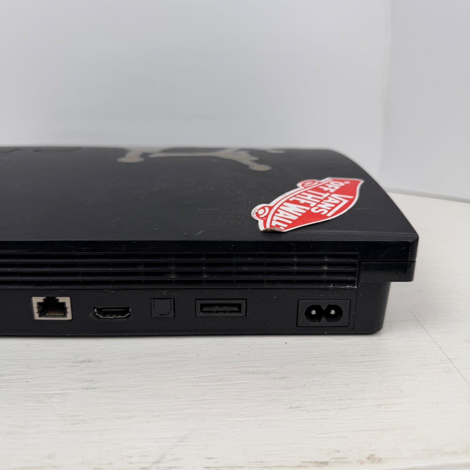 Sony PlayStation 3 PS3 Slim Charcoal Black Console CECH-2001A For Parts