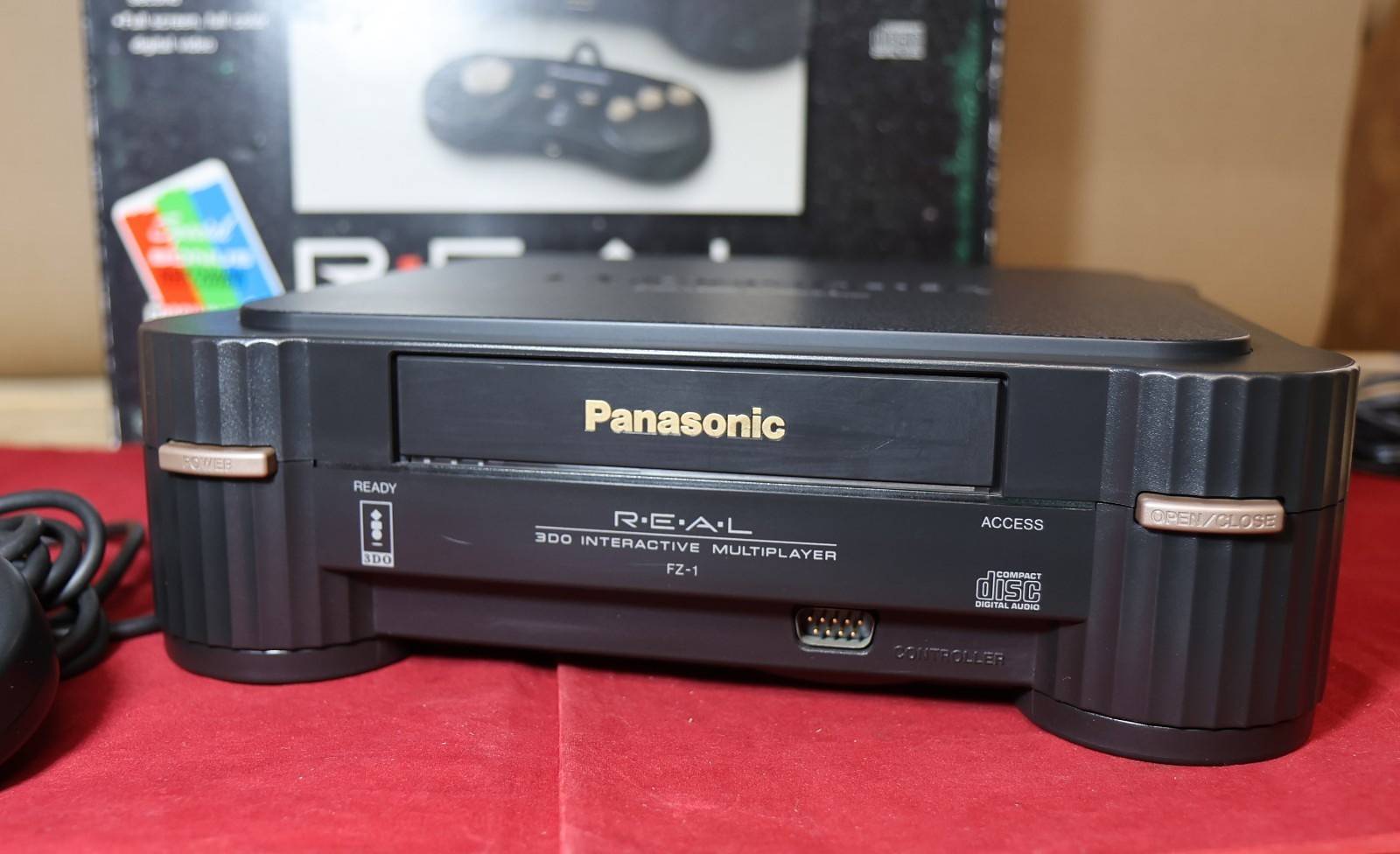 Panasonic FZ-1 REAL 3DO Console – Black 🌟 [Console, Controller, Box] TESTED ✅