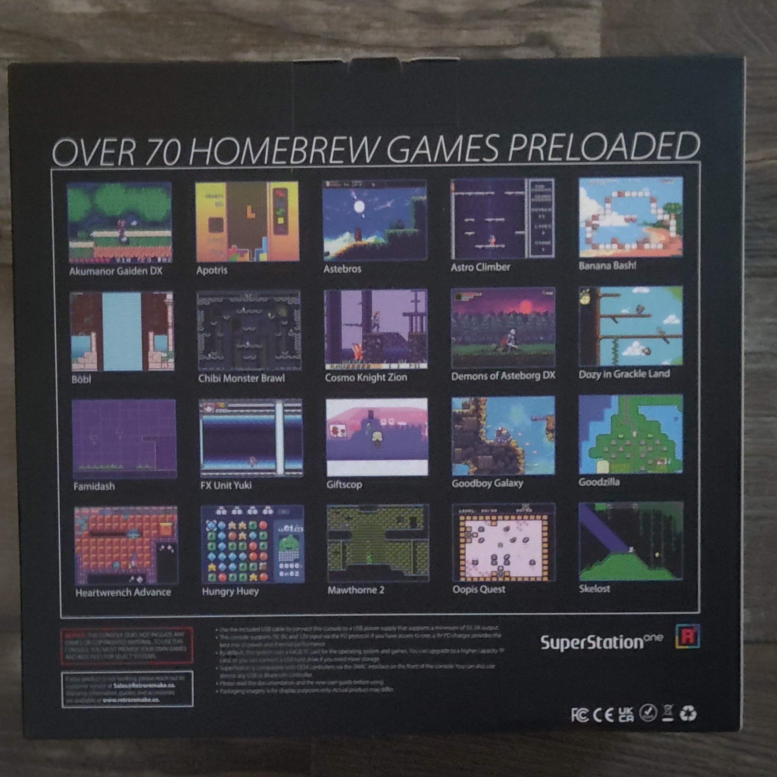 Retro Remake SuperStation One Founders Edition With SuperDock (TransparentBlue)