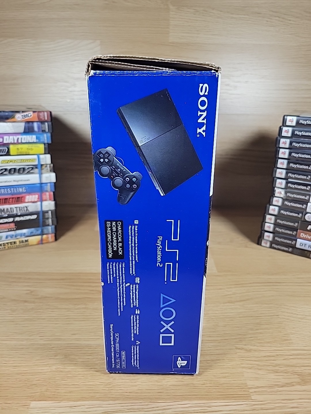 Sony PlayStation 2 Slim Console Bundle With 28 Games and Box READ!