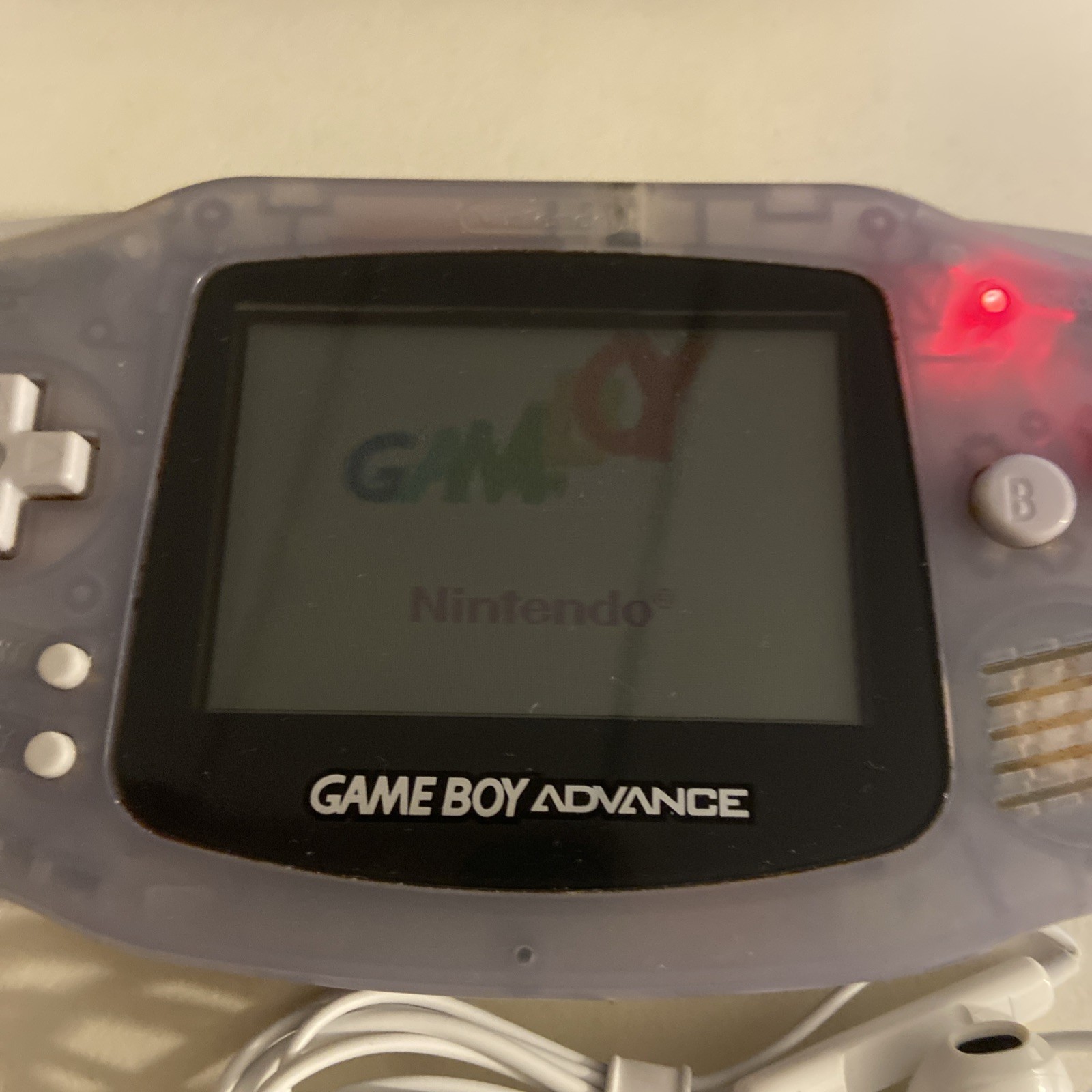 Nintendo Game Boy Advance ago-001 working you buy everything on the pictures