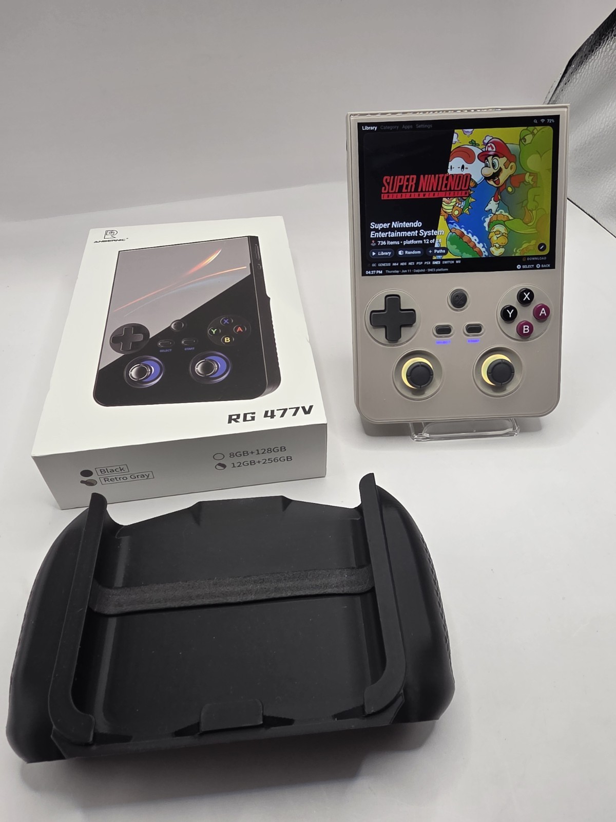 ANBERNIC RG477V 12GB/256GB Retro Gray Loaded Gamma Os 3k Games Ready To Play