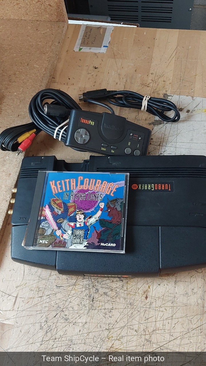 NEC TurboGrafx16 TG16 Console W AV Mod Controller Extension Keith Coura G2U
