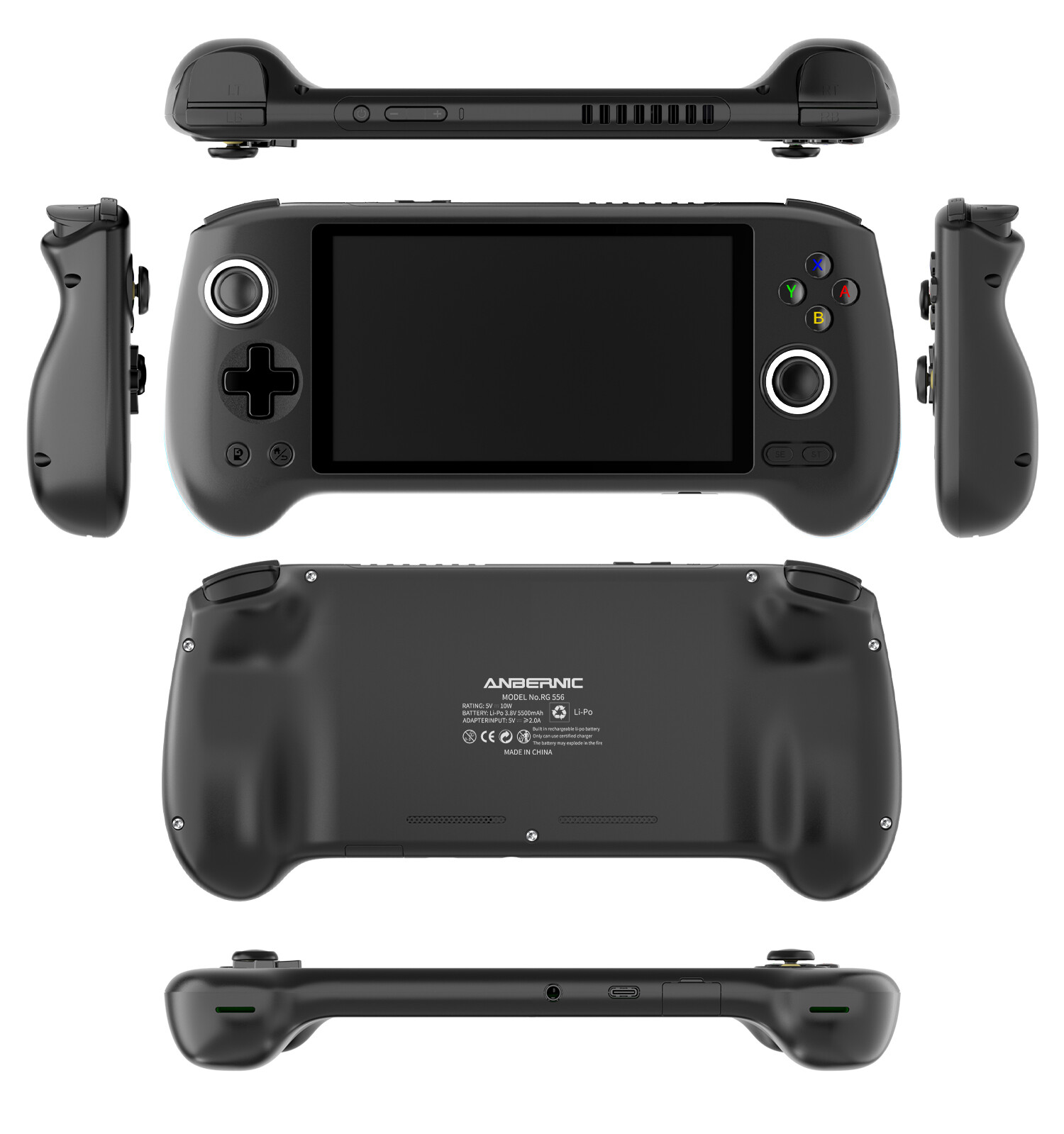 RG556 5.5 inch Handheld Game Console nisoc T820 Android13 5500mAh Gifts