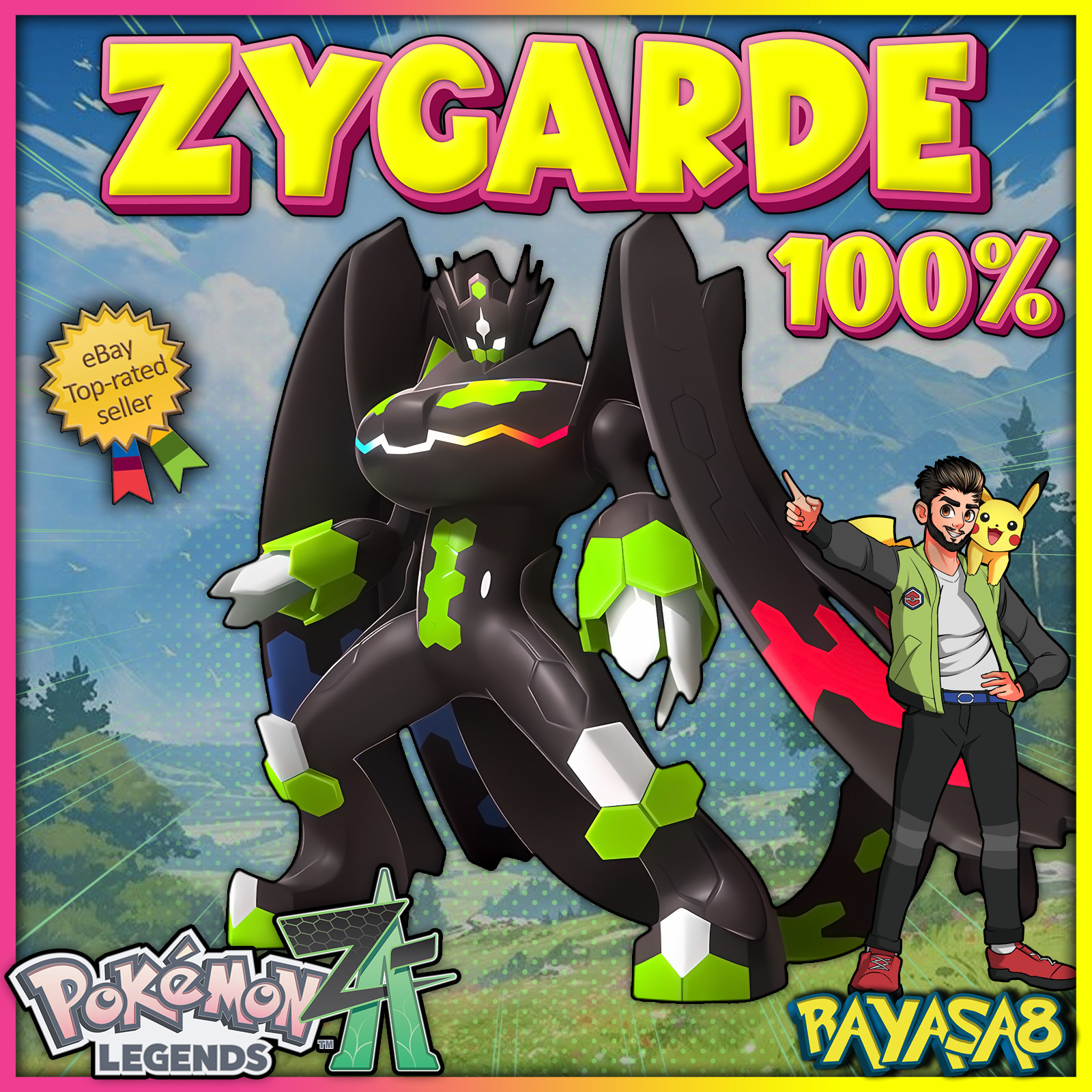 Zygarde 100% Form Legendary Pokemon Legends ZA🌟 Mega Evolution