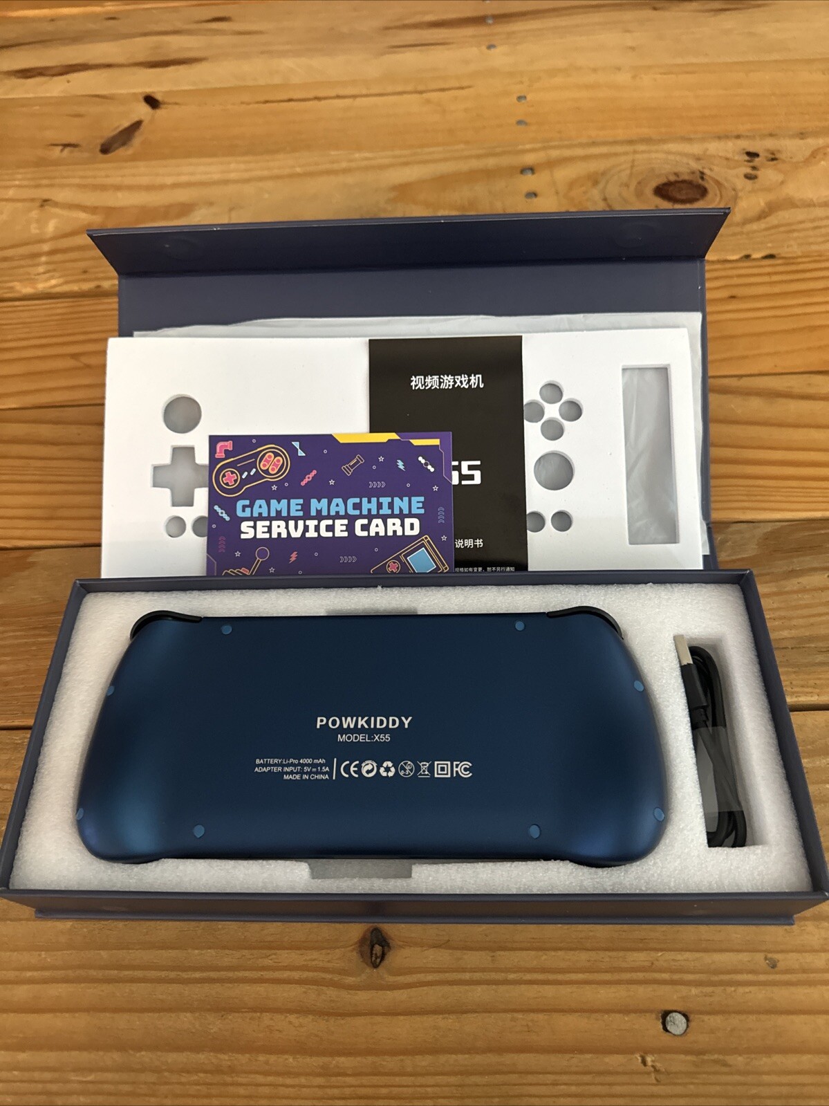 New Powkiddy X55 Portable gaming handheld 5.5″ IPS Screen With Games