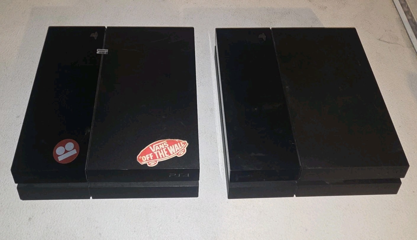 2x Sony PlayStation 4 CUH-1115A Black PS4 Console Only (Not Working for Parts)