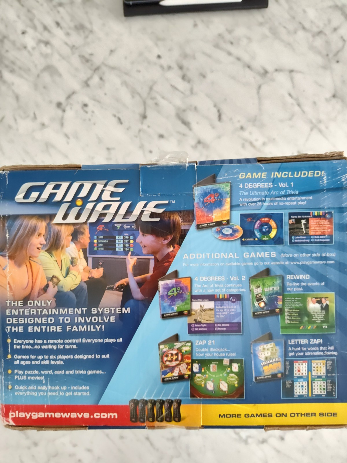 Game Wave Family Entertainment Video Game System Console New Open Box