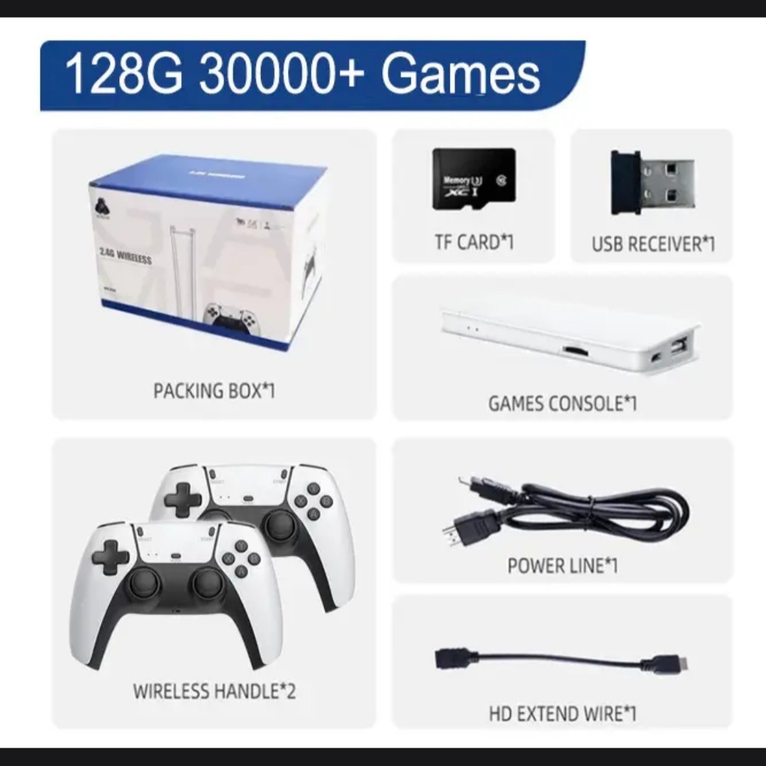 HD Retro Video Games Console M15 Plus Built In 20000+ Games Wireless