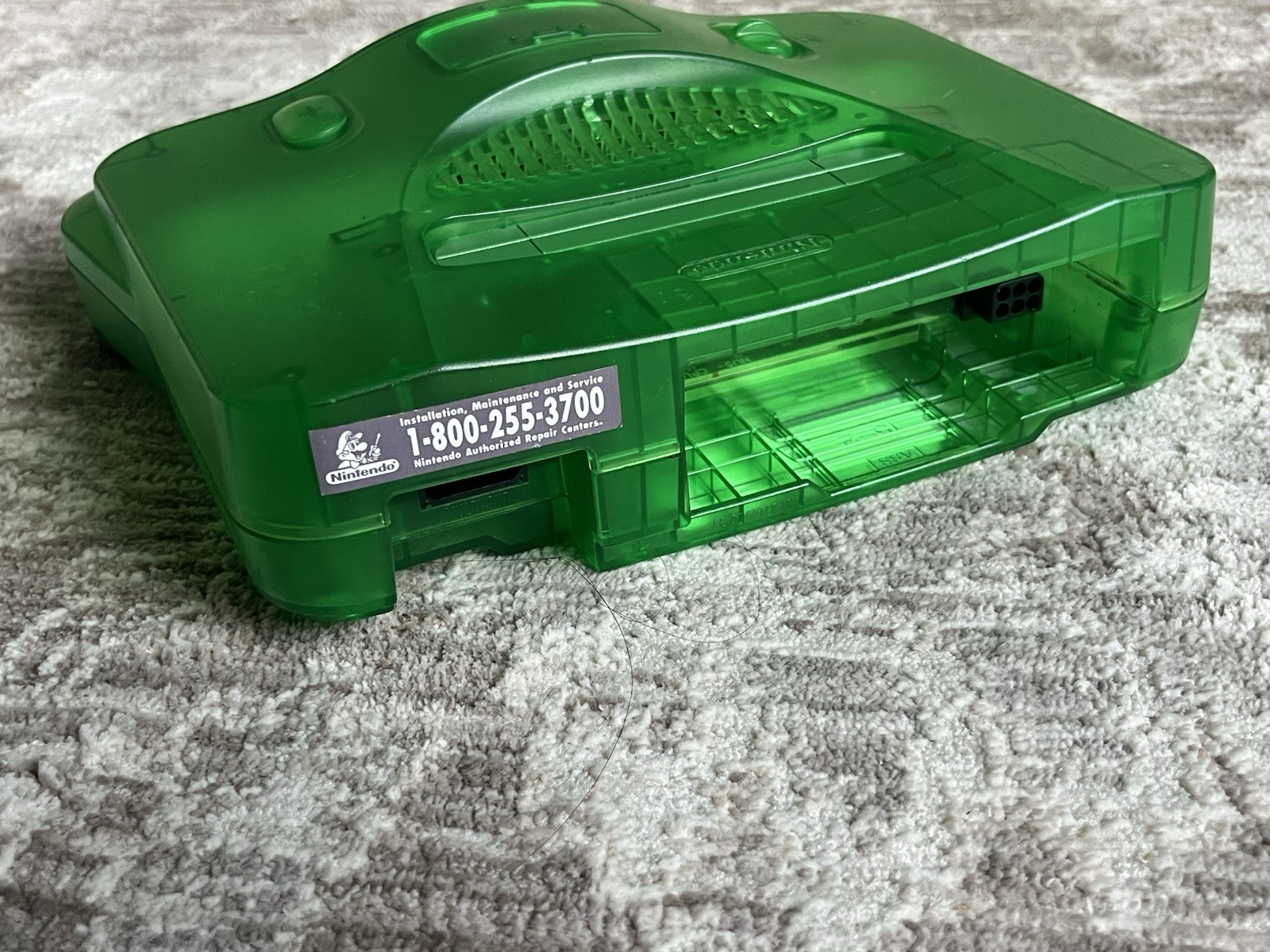 Nintendo 64 Funtastic Clear Jungle Green Console Only NUS-001 OEM Original