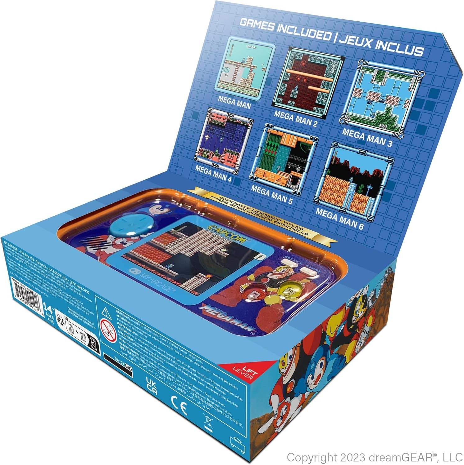 Portable Mega Man Pocket Player: 6 Memorable Arcade Classics in Handheld Format
