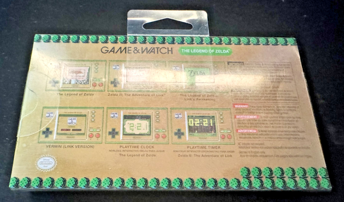 Nintendo Game and Watch: The Legend of Zelda Handheld Game System – NEW & SEALED