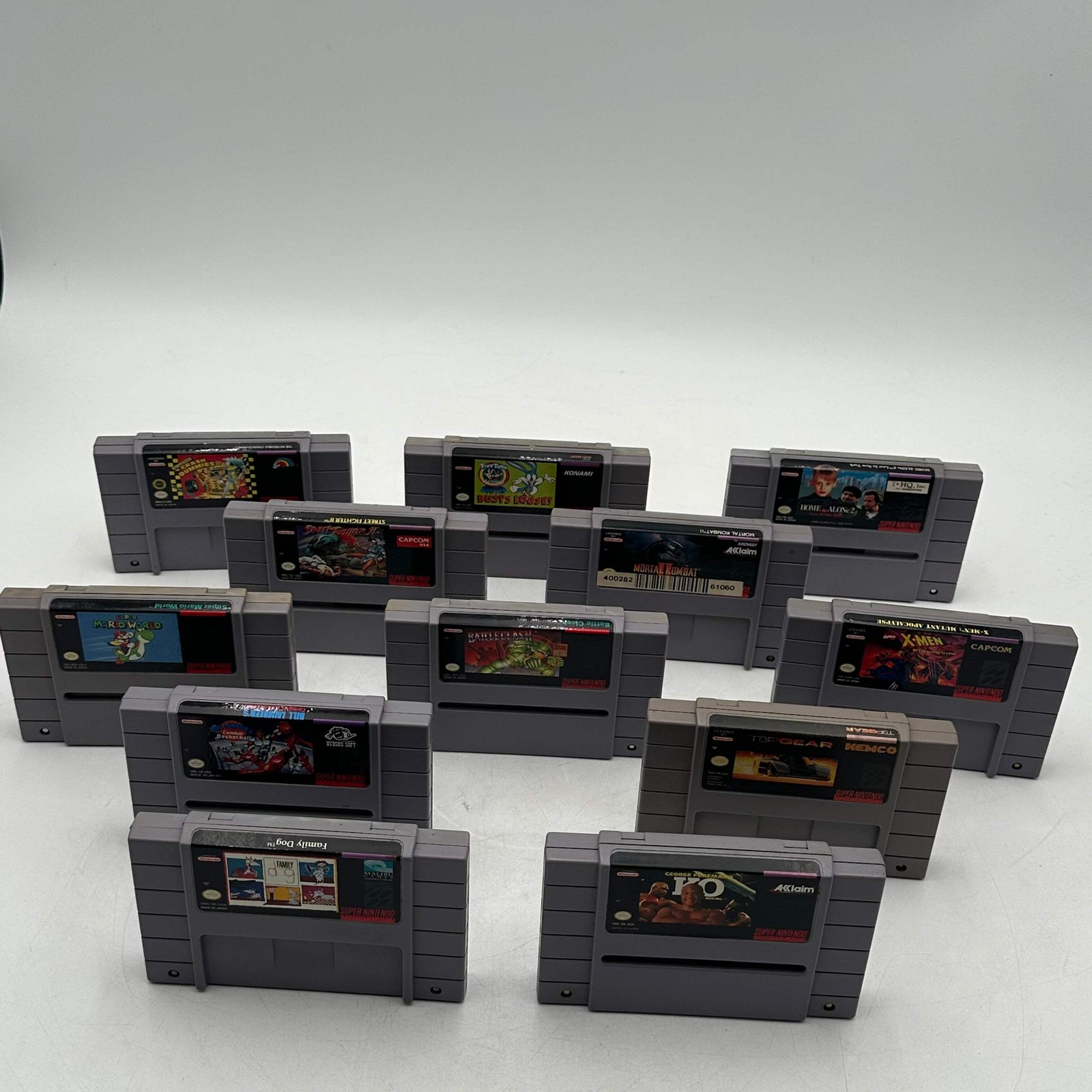 Nintendo Super NES Control Deck (SNS-101) 1997 with 12 games bundle