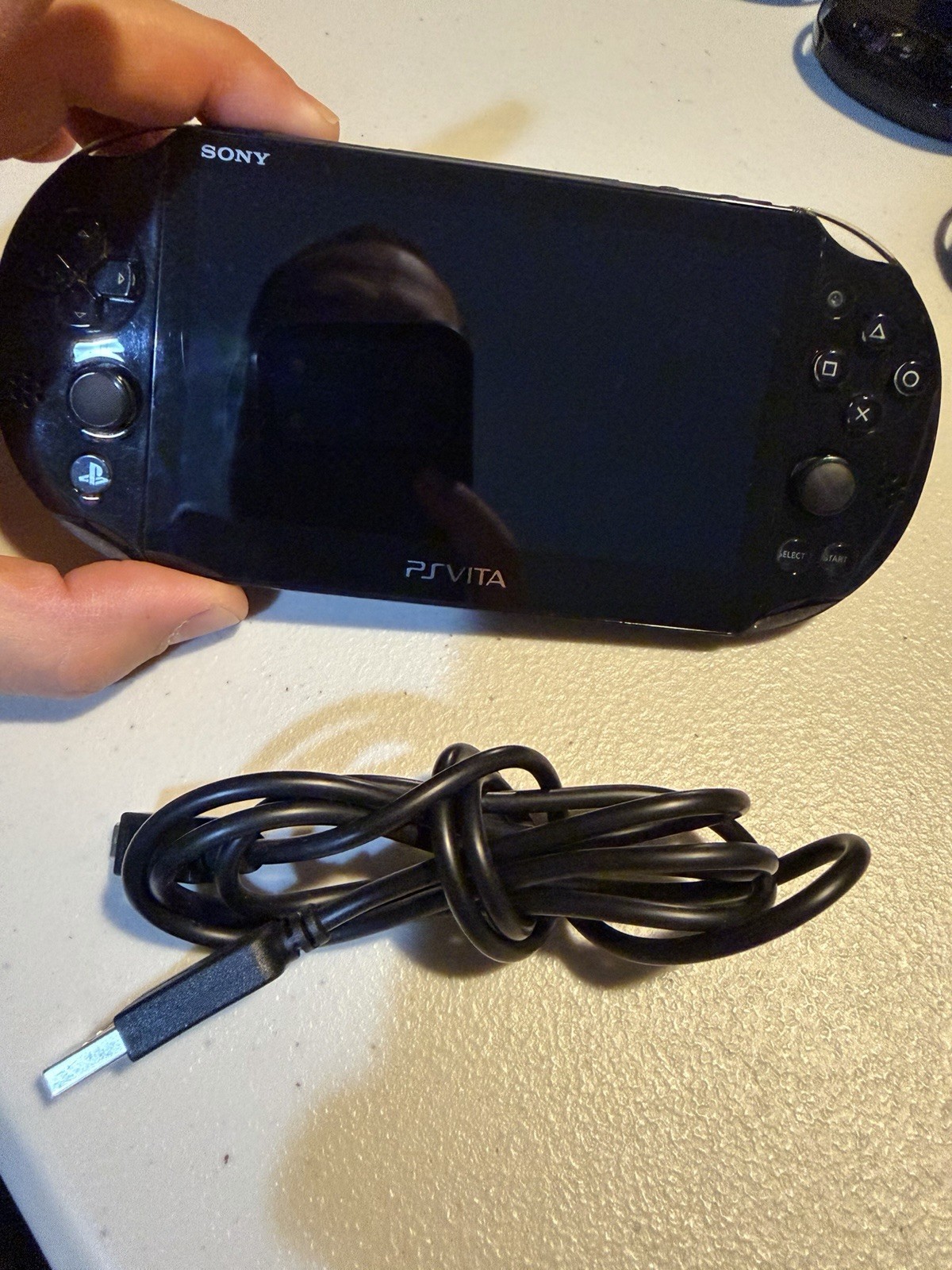 Japanese PlayStation Vita Psvita Pch-2000 Us Seller Working Black System D