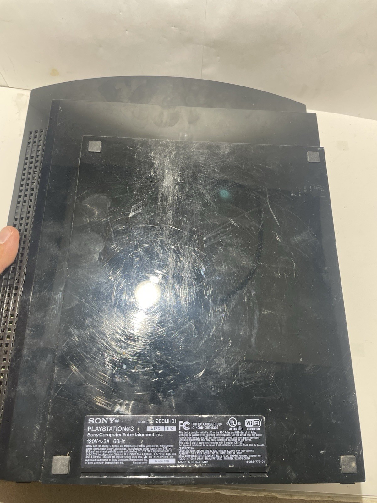 Sony Playstation PS3 Console Only CECHH01 Parts Power Issue
