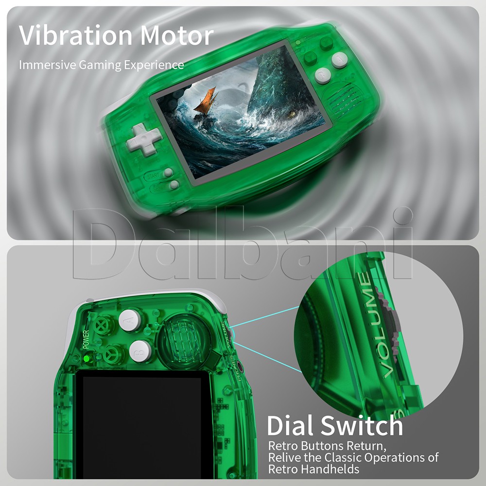 RG34XX Green Anbernic Handheld Game Console RG 34XX 64-bit Linux System 64GB