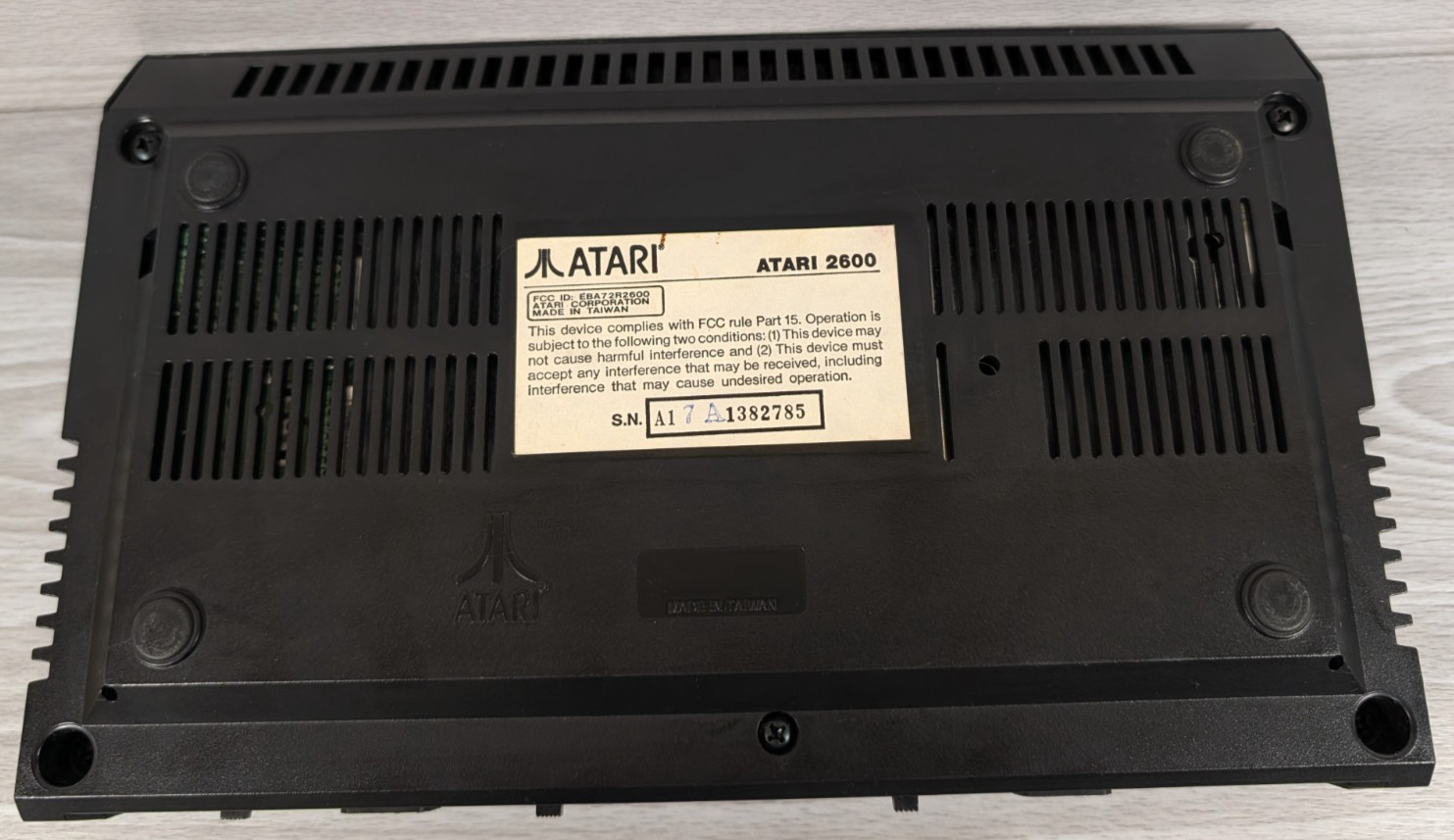Atari 2600 Junior Console Bundle + 8 Games, Paddles, Joystick, Tested & Works