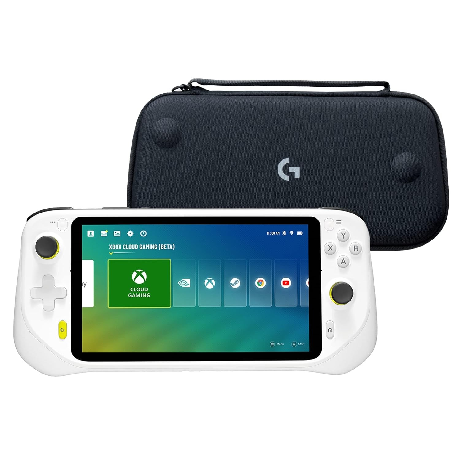 Logitech – G CLOUD Gaming Handheld Console + Handheld Carrying Case Bundle