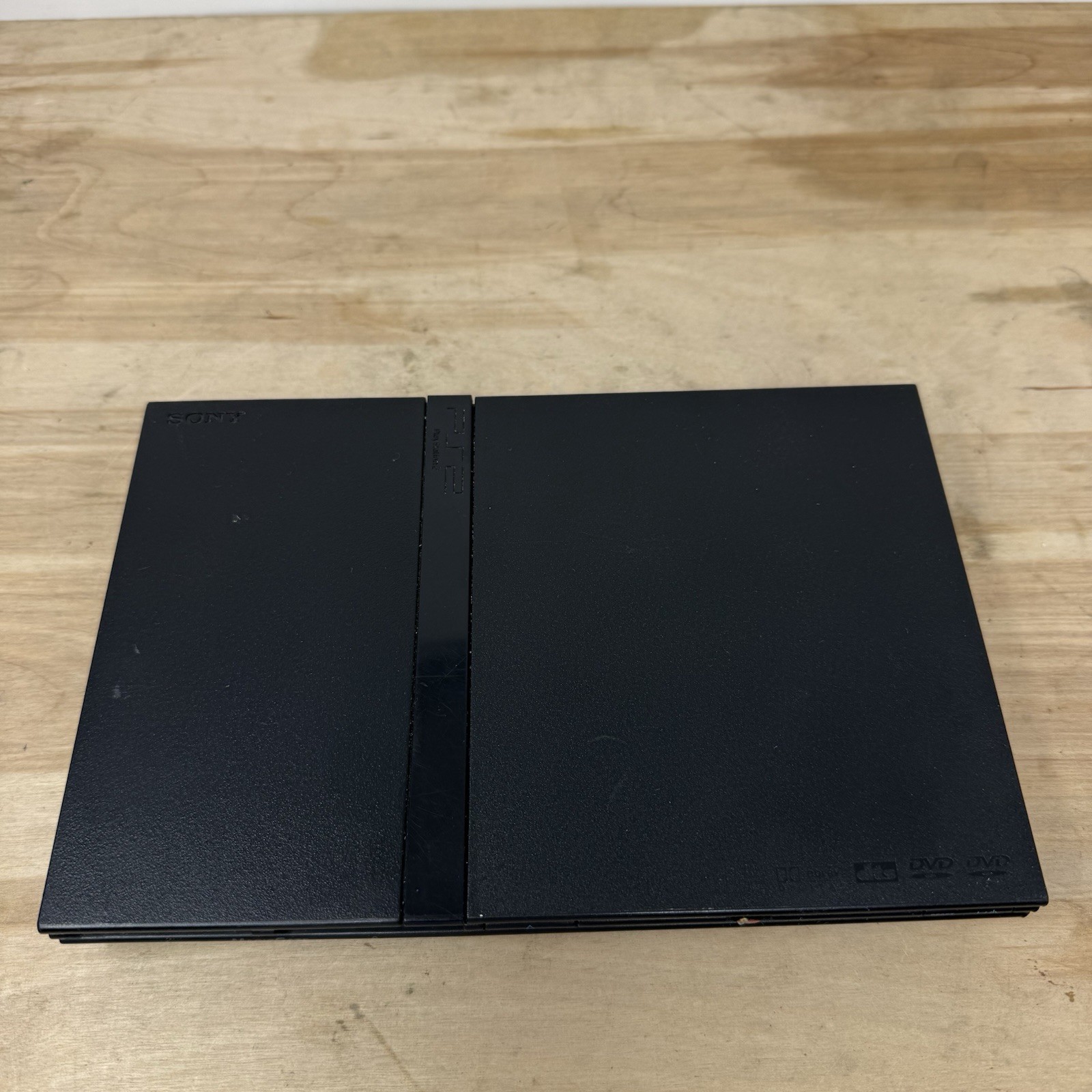 PS2 Slim SCPH-77001 Console W/ Power + AV Cables & Controller Tested Working