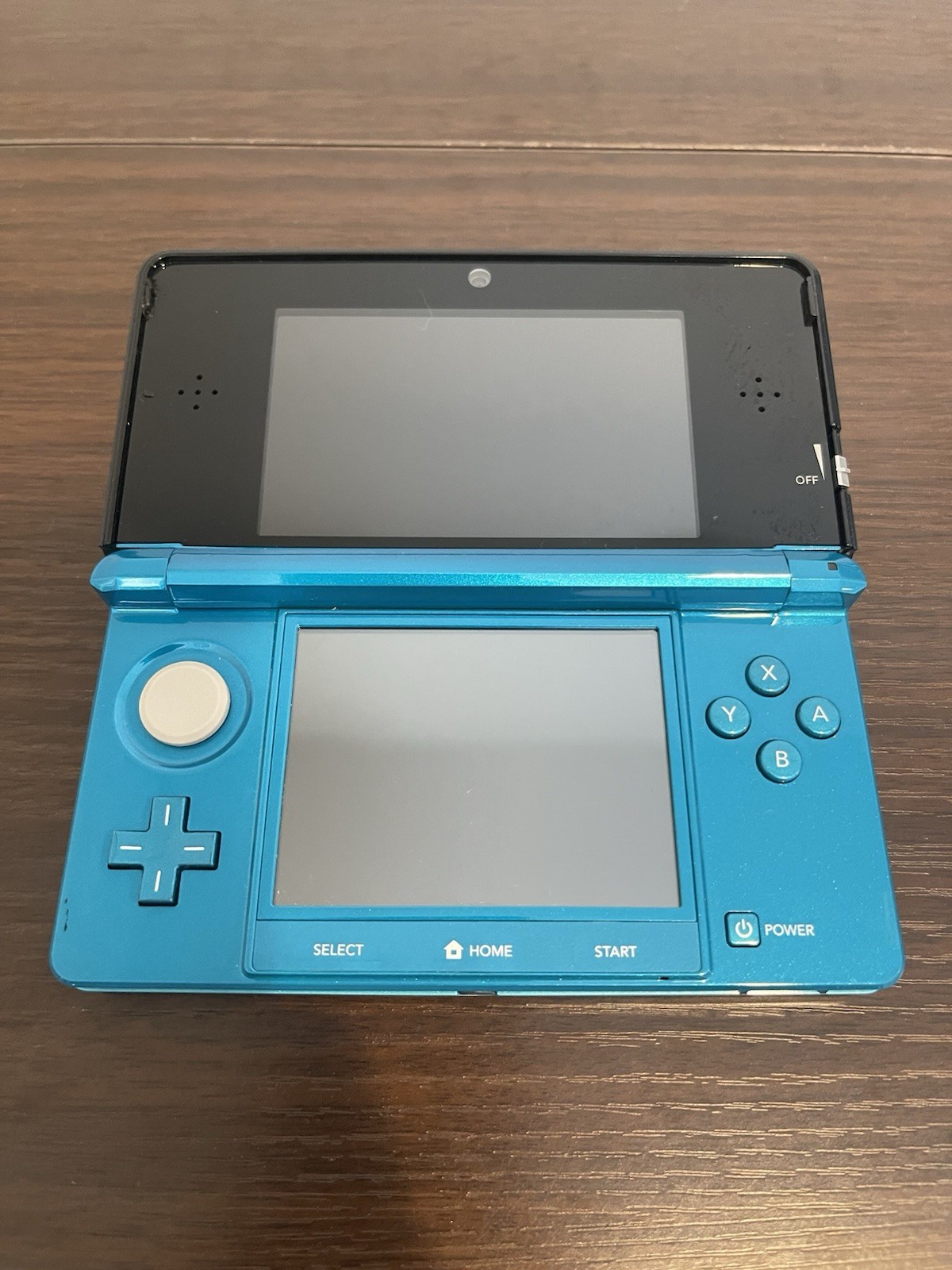 0334 Nintendo 3DS AQUA Blue Very Good TESTED 350g