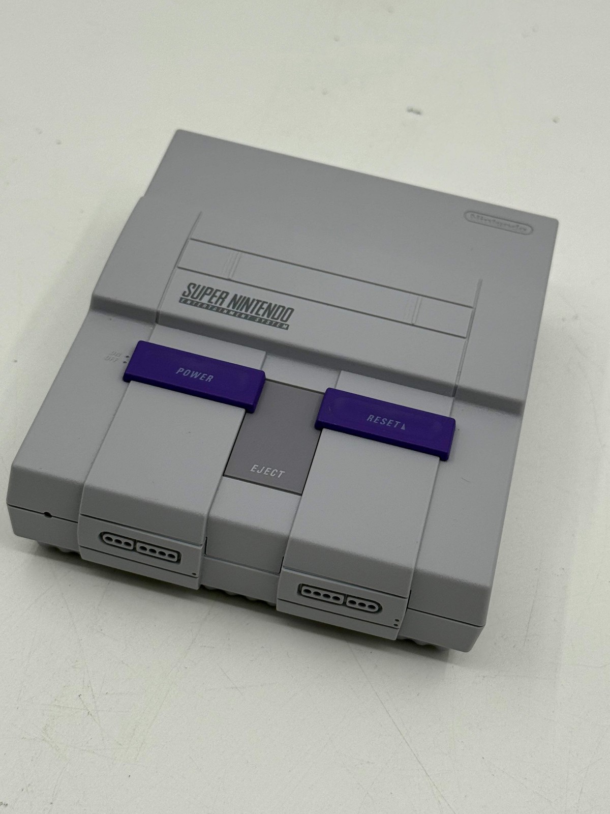 Nintendo Super NES Control Deck CLV-201 + Controllers Gray – Used VGC