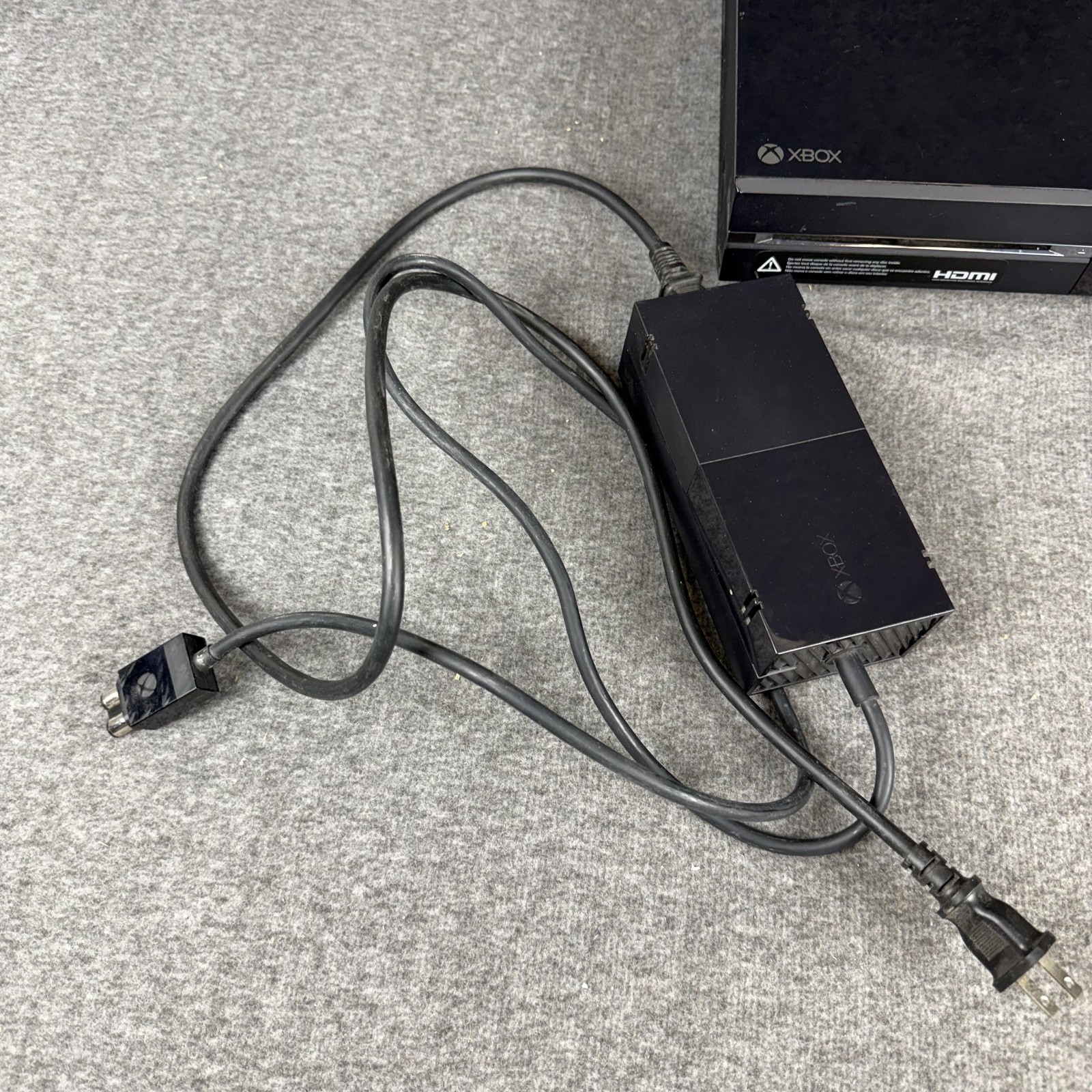Microsoft Xbox One Console Model 1540 Black Power Supply HDMI Tested NTSC-U/C