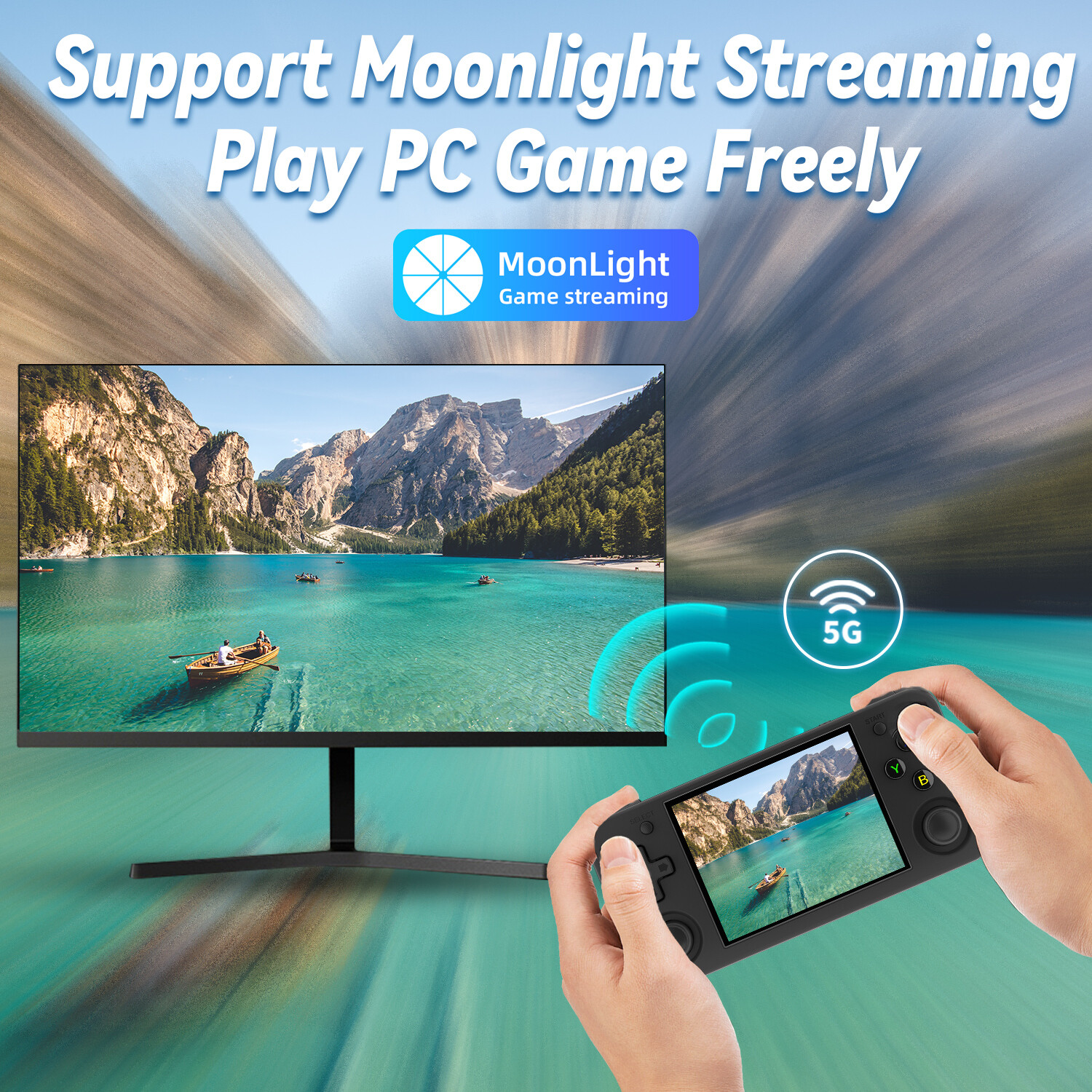 ANBERNIC RG35XX H 3.5 Inch IPS Screen Linux Game Player 64G 4K+ games HDMI-Out