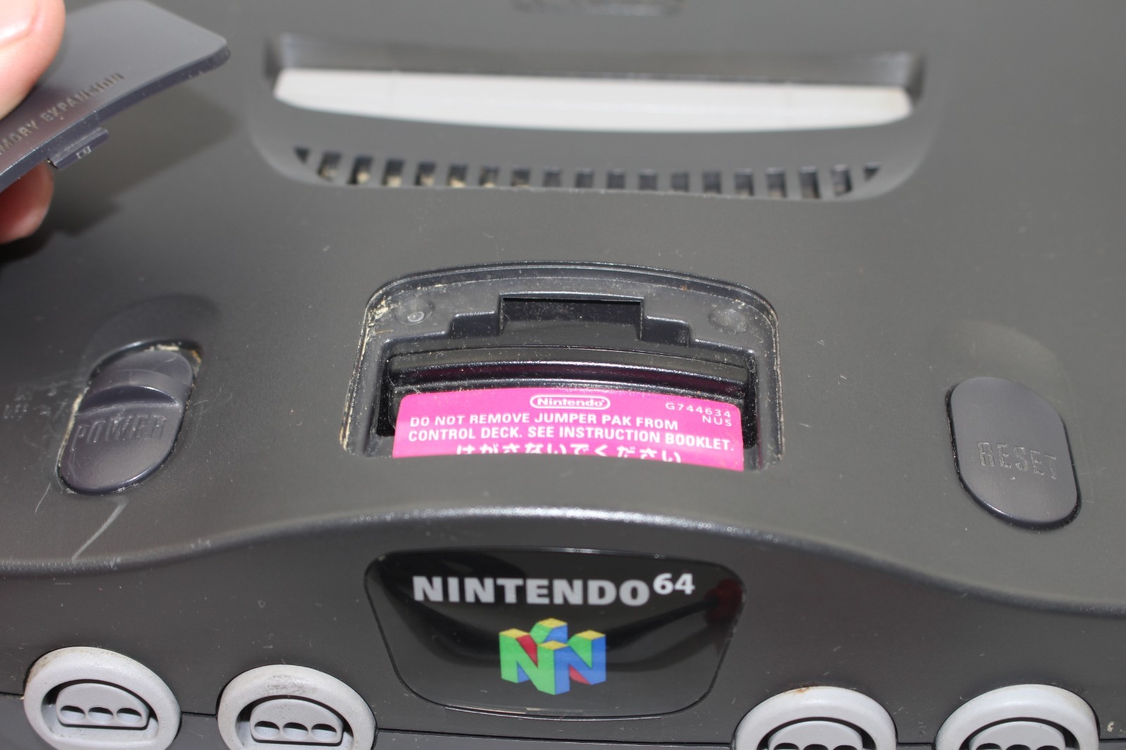 Nintendo 64 Gray Console NUS-001(USA) NTSC-U/C w/ Controller & Cables Tested