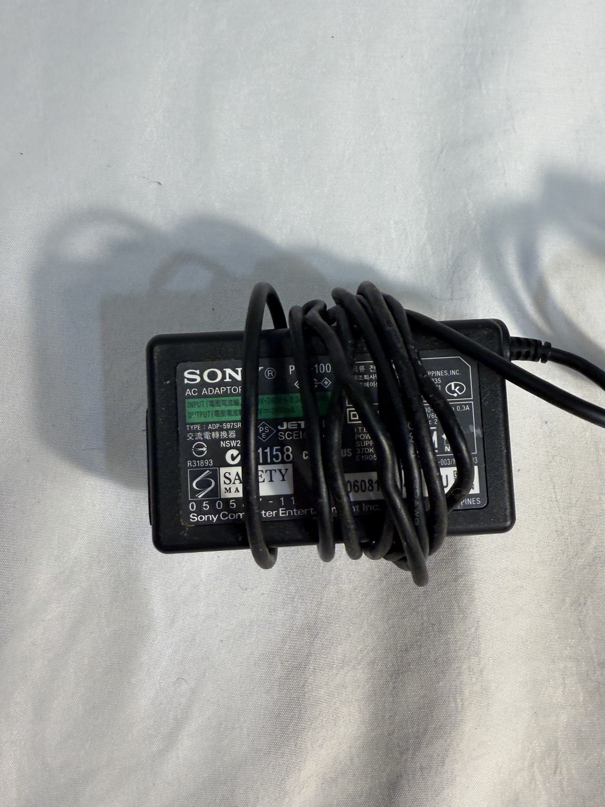 Sony PSP-1001 Black Handheld Console With Charger Tested Works Read!