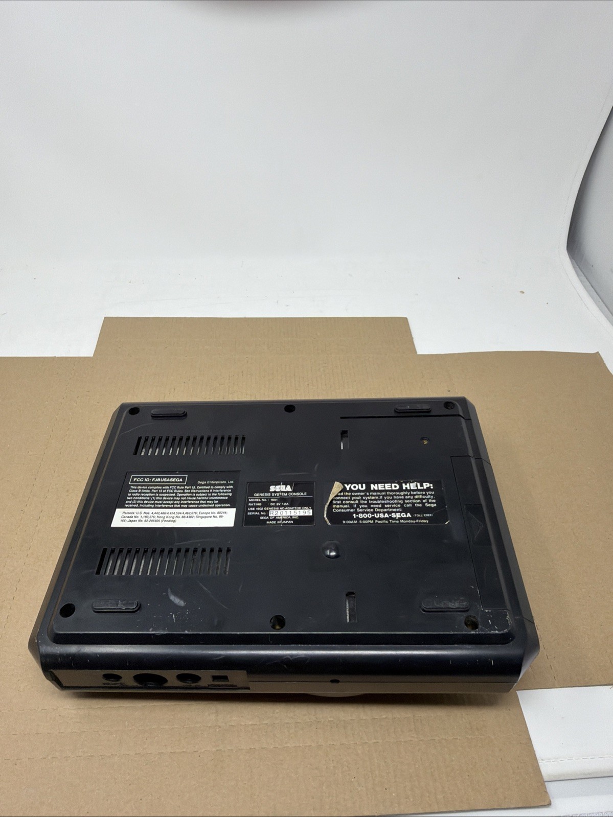 Sega Genesis 16-Bit Model 1601 Console Only – Tested Working System Only