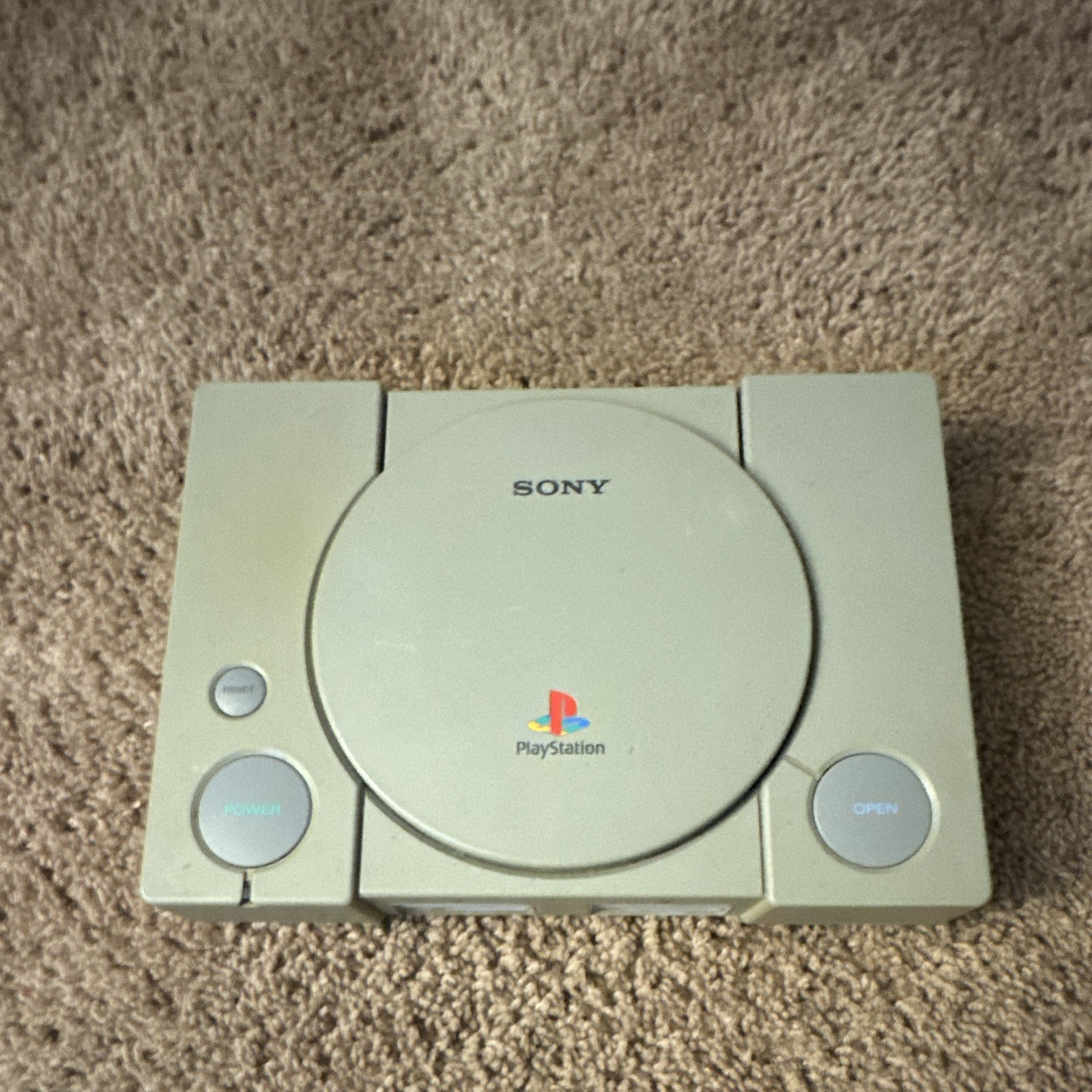 Sony PlayStation PS1 Console SCPH-5501 NTSC-U/C Gray Memory Card Slot, 2 Ctrl