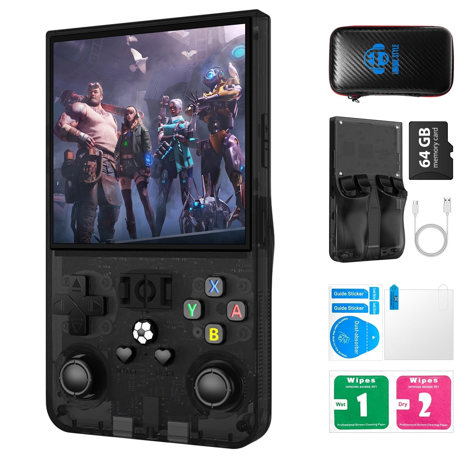 Retro Handheld Gaming Console – 4″ IPS HD Screen, 18,000+ Games, 4000mAh Battery