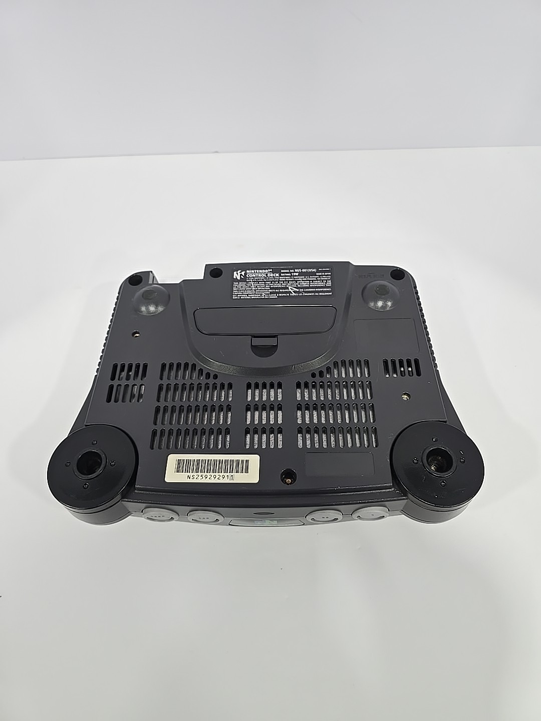 Nintendo 64 Console NUS-001 OEM Jumper PAK + 1 OEM Controller + OEM Cables WORKS