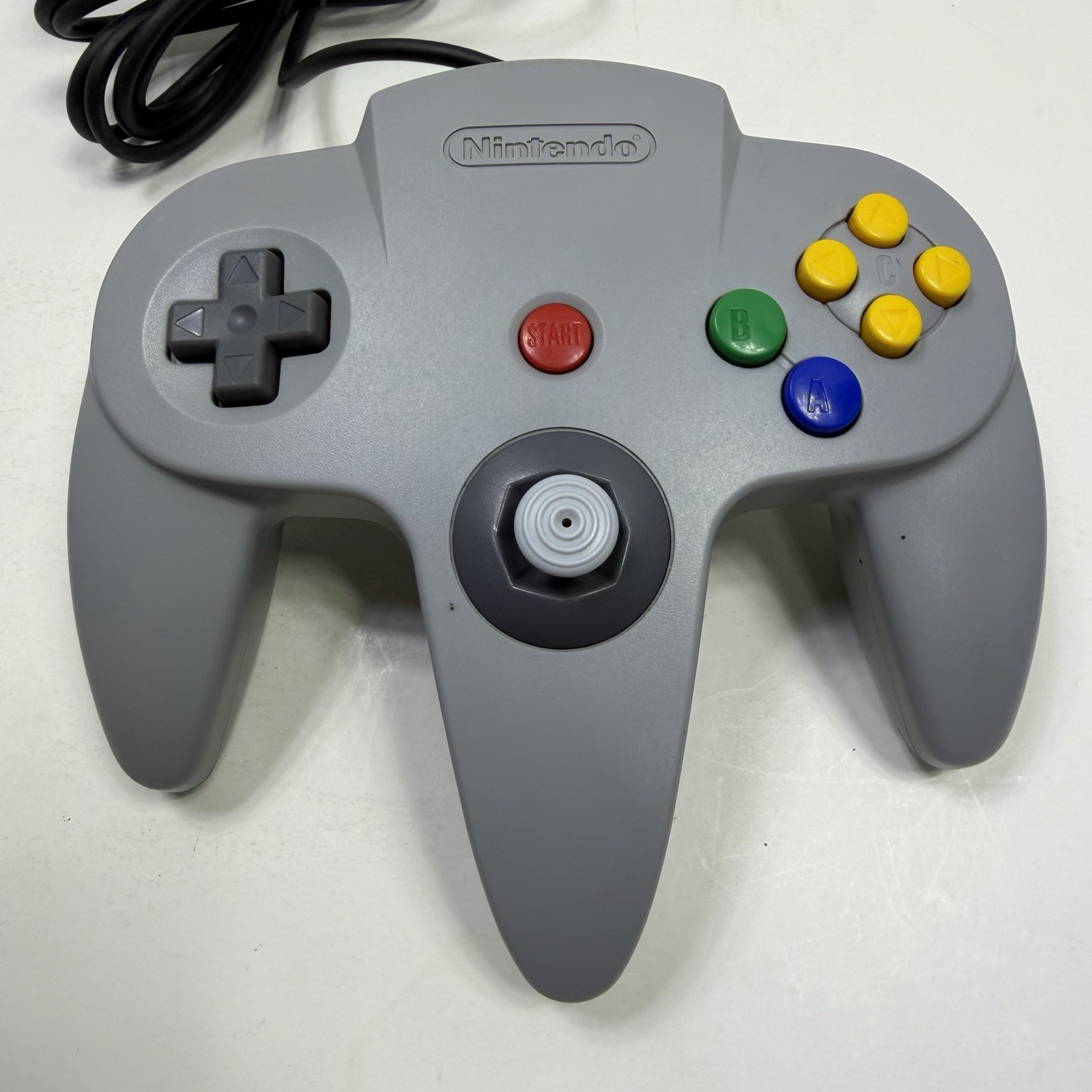 Nintendo 64 NUS-001 Black Console w/Controller, Game & Cables, Tested/Cleaned